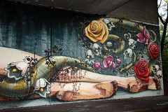 Detail - Street Art below Vogesen-Bridge