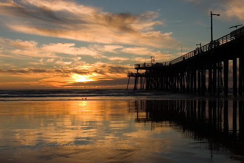 ocean california sunset beach pier bravo 100v10f pismobeach