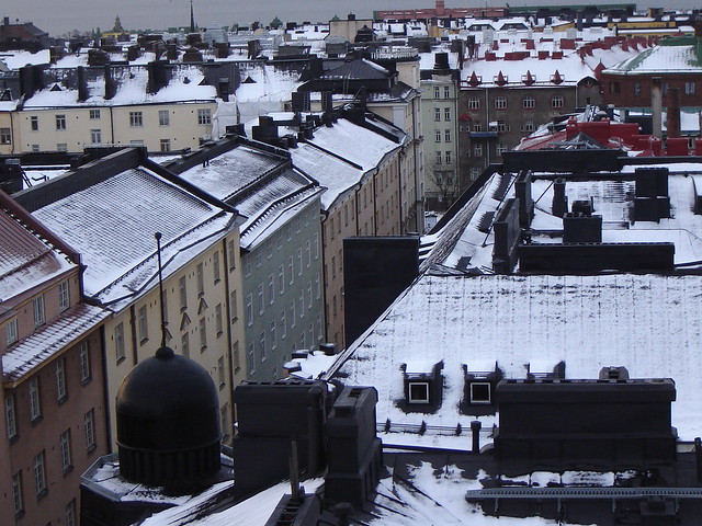 First snow, Helsinki on November 7th 2006