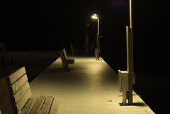 night time dock