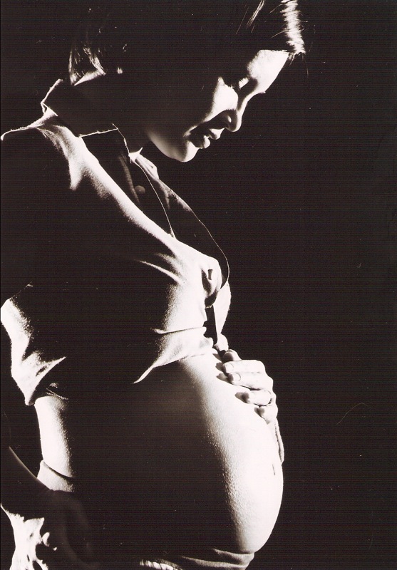 My first pregnancy. Photo by Eddieboy Escudero