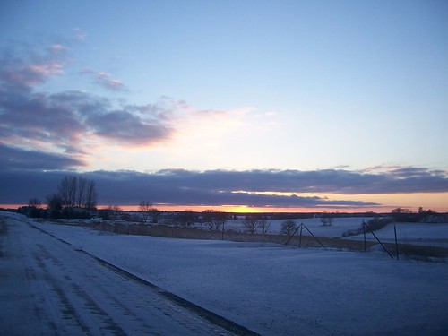 winter sunset snow wisconsin farm country blogged local