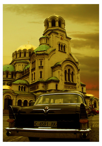 city sunset summer church architecture downtown sofia memories retro bulgaria daytime alexander orthodox classy nevski