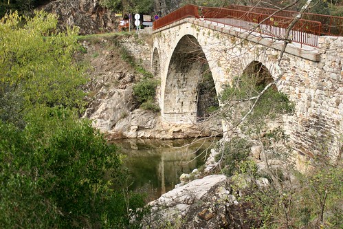 bridge france rural landscape pont ardèche legua labeaume