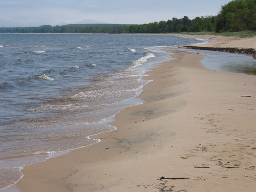 beach river shoreline whitefishbay lakesuperior sediments