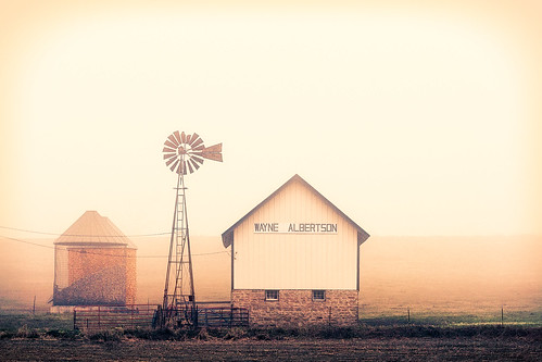 light sky mist art classic windmill beautiful field fog wisconsin rural vintage fence landscape outdoors design haze corn farm wayne fineart country foggy row bin vision albany americana agriculture monticello distressed wi stockphoto attica artistry stockphotography albertson royaltyfree agritourism greencounty rightsmanaged