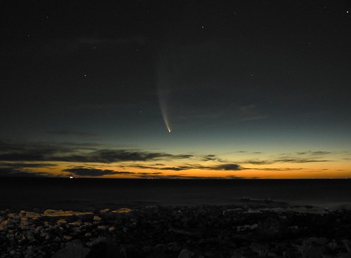 sunset uruguay montevideo comet mcnaught impressedbeauty criticafuy