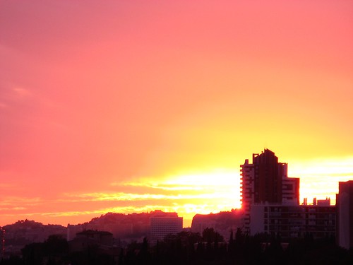 city pink france sunrise marseille provence armonya