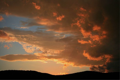 sunset sky clouds landscape sedona