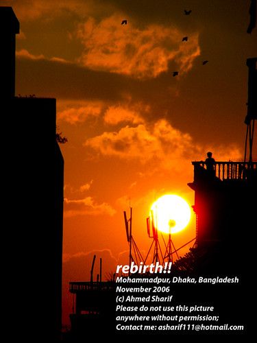city sunset red cloud sun building silhouette dhaka bangladesh sonydsch2 abigfave
