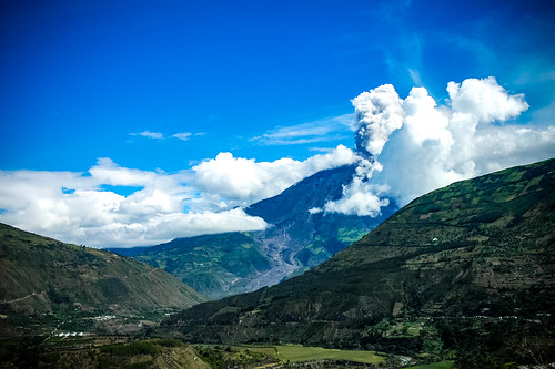 ecuador landscape mountains volcano bañosdeaguasanta tungurahua