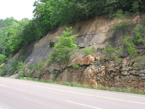 rocks geology sedimentary dunlap clastic roadcut