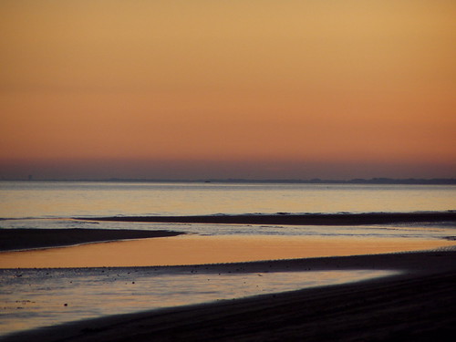 sunset sea italy orange sun beach italia tramonto mare sole venezia spiaggia bibione arancione veneto undertones sfumature clod79