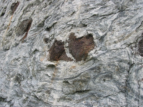 adirondacks marble geology trainwreck deformation boudinage