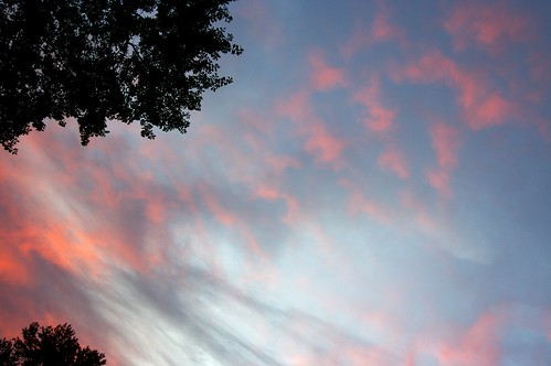 blue sunset sky fall clouds landscape outside november2006