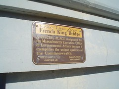 French King Bridge placard