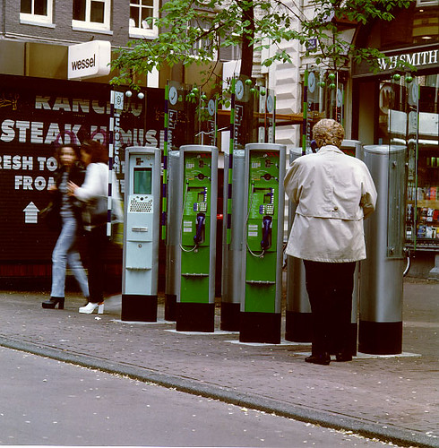 Public telephone booths with Internet booth (1996)