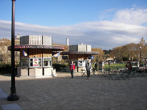 Food booths at Schenley Park, Pittsburgh's Oakland Cultural District