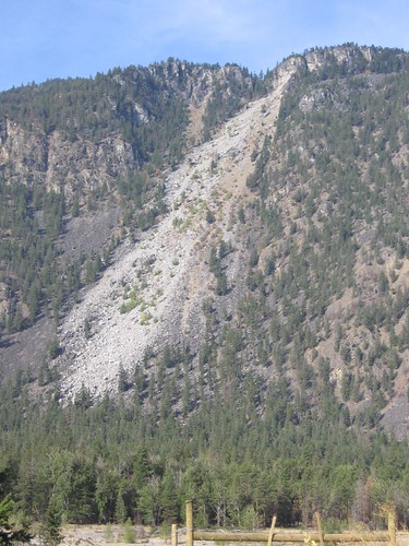 mountain rock geotagged bc slide steep hedley geolat492922 geolon1200314