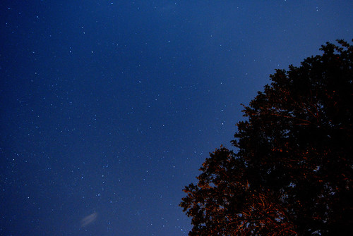 blue sky night dark stars space stellar andromeda galaxy cosmic cosmos constellation astrophoto bluetheme