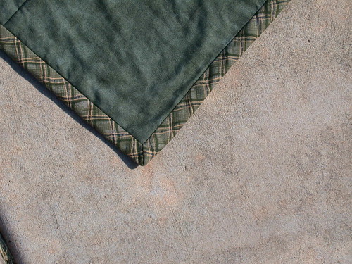 corner quilt flannel northwoods bias biasbinding queensizequilt