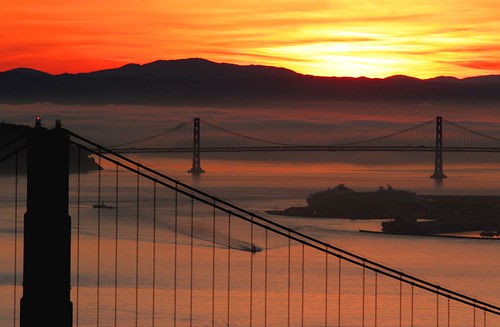 sf sanfrancisco california ca morning bridge usa sunrise bay bravo bridges goldengatebridge goldengate baybridge silhoutte sfbay abigfave anawesomeshot impressedbeauty aplusphoto