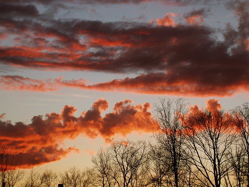 sunset clouds kentucky louisville