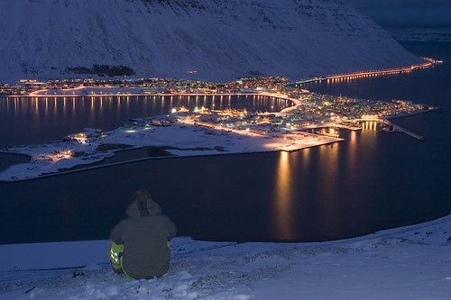 reflection iceland nightphotos afterdark isafjordur