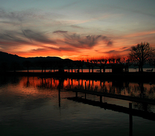winter sunset red sky cloud lake rot geotagged schweiz switzerland see twilight zurich rapperswil spseeingthelight