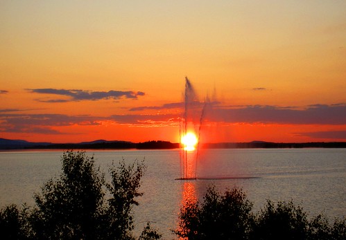 sunset finland landscape kemijärvi