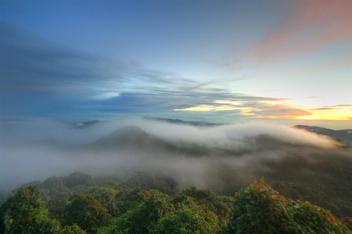 fog sunrise geotagged asia southeastasia hills jungle malaysia cameronhighlands hdr 3xp gunungbrinchang geo:lat=4516667 geo:lon=101383333 felixhaller funnyfelix