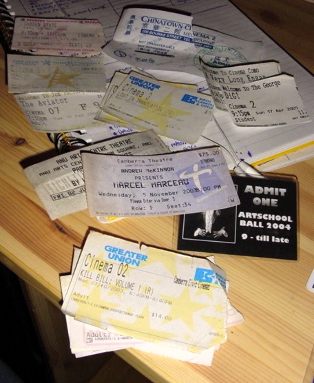 Tickets from my old wallet