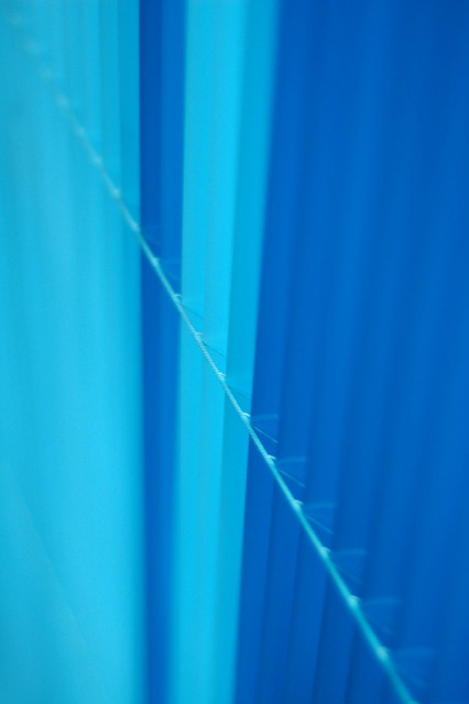 verticle blue blinds color system