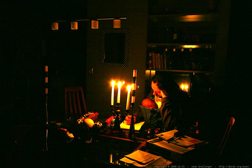 attempting to work by candlelight    MG 6927
