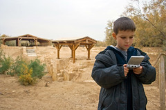 Game Boy at the Baptism Site