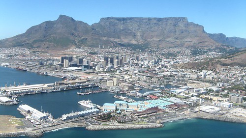 africa landscape southafrica waterfront view harbour capetown aerial helicopter tablemountain devilspeak capepeninsula civair