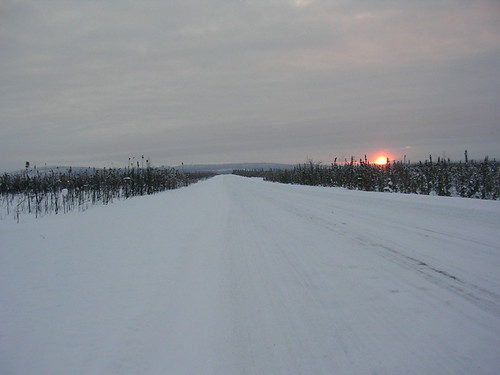 alaska sunrise solstice wintersolstice tundra arcticcircle vlk daltonhwy