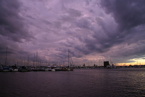 travel storm clouds sunrise boats day maryland canton innerharbor harborsunset stormbaltimore