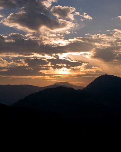 sunset india mountain clouds landscape geotagged places uttaranchal naturetrail sitla