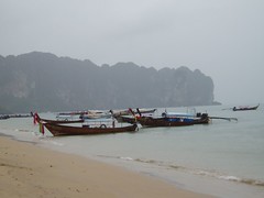 A rainy day on Ao Nang Bay