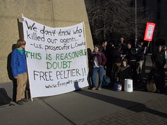 Protest to free Leonard Peltier