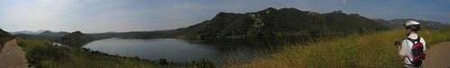 Lake Hodges   with water!