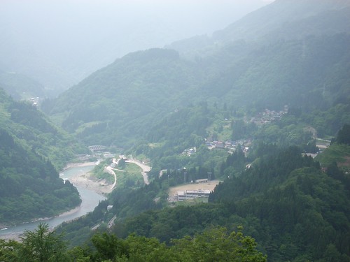 mountain japan forest river view valley toyama worldheritage taira gokayama gassho nanto 世界遺産 合掌造 ainokura 茅葺