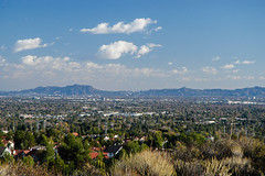 San Fernando Valley and Downtown Skyline