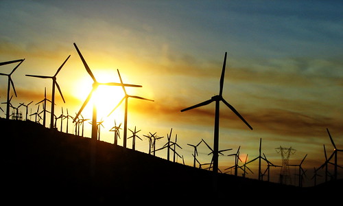 california ca sunset usa sun green america us energy power unitedstates wind dusk electricity renewable windpower