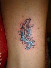 dolphin tattoo (Dejavu Tattoo Studio Chiangmai Thailand)