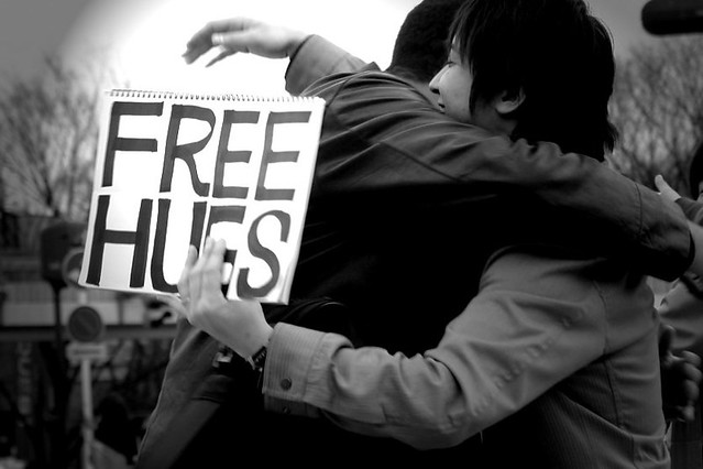 sometimes, a hug is all what we need