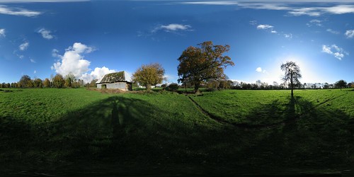 panorama countryside normandy equirectangular