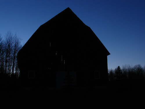 christmas sunset home barn holidays michigan 2006 westbranch