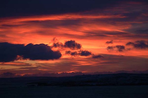 red sky cloud sunrise newfoundland dawn nl nfld conceptionbay madrocks clydebarrett